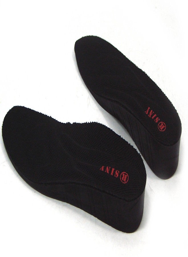 SINY® Full Length Shoe Insoles Height Increase Cushion for Men Foot Care Black Lift Kit 2cm 0.8" - Image 3